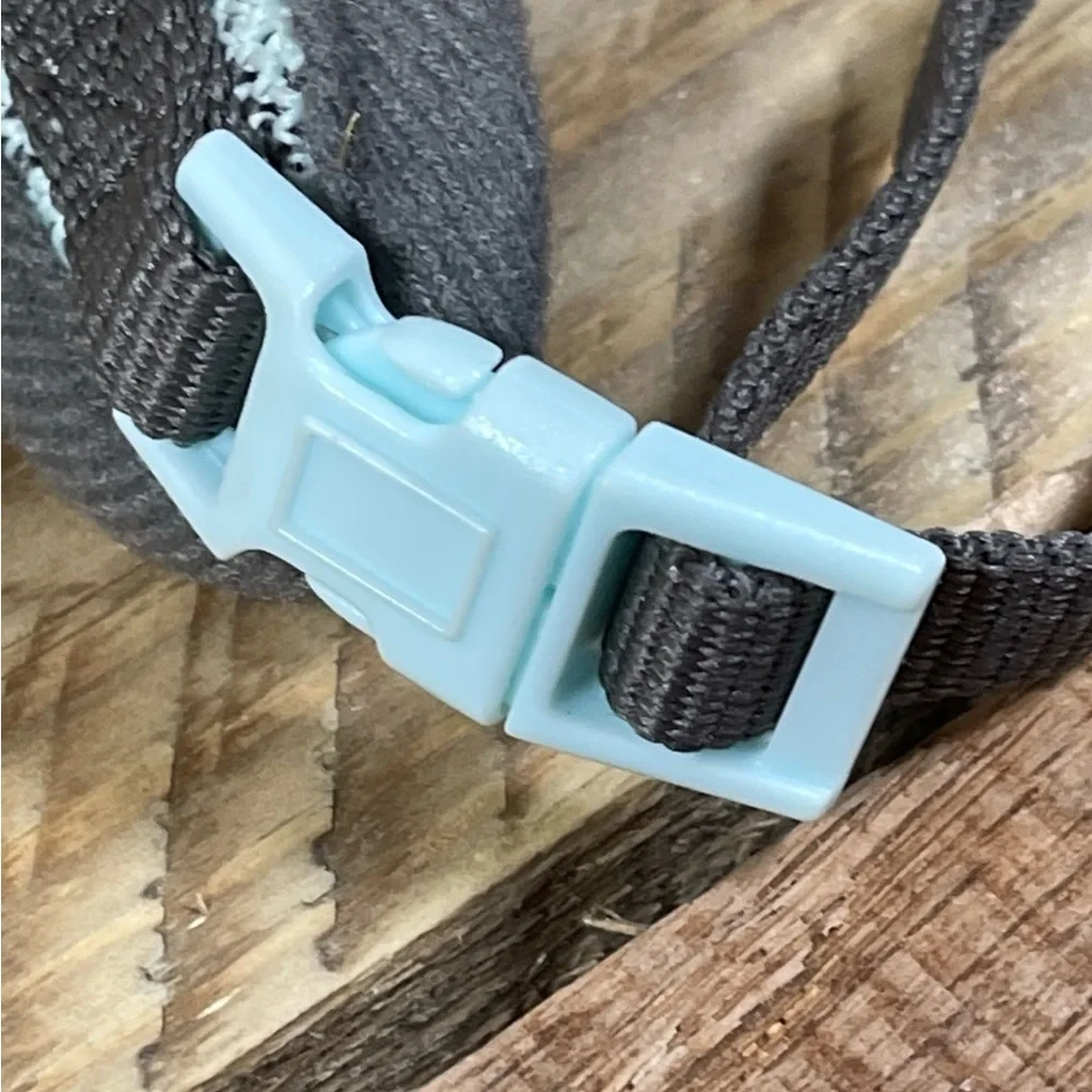 Simply Cat Harness Size 0/S Green Gray Comfort Mesh Leash Pet Dog Collar Trainer